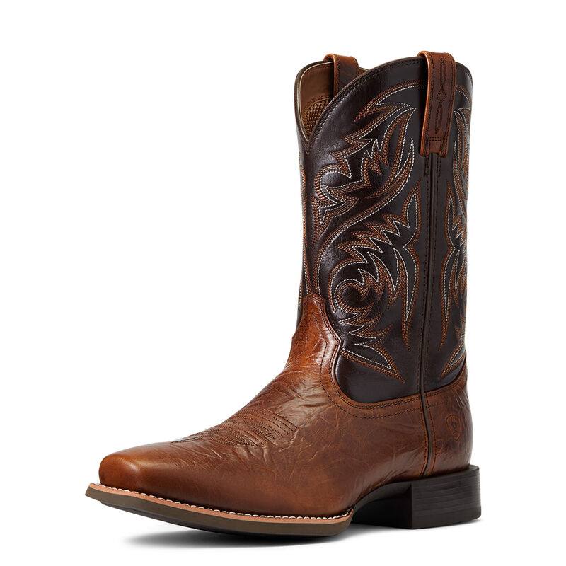 Botas Vaqueras Ariat Sport Herdsman Marrones Hombre - Chile 953-YQGMBZ